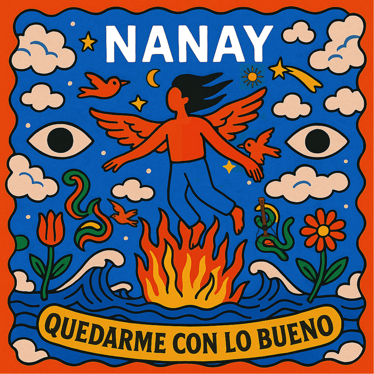 Quedarme con lo Bueno, portada para el primer single de&nbsp;Nanay